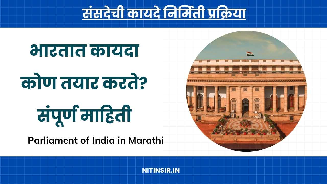 Parliament of India in Marathi