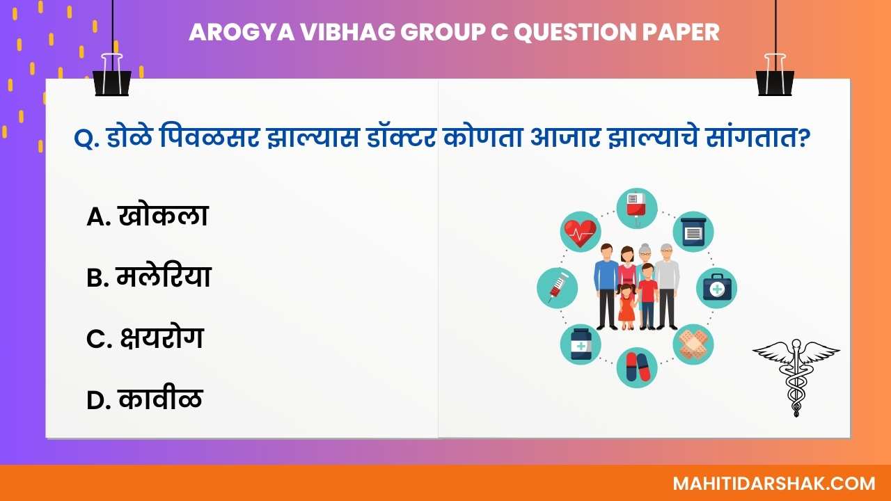 All Arogya Vibhag Bharti Old Question Papers